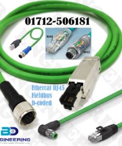 EtherCAT RJ45 Fieldbus D-Coded Cable with Connector