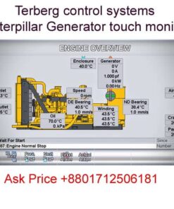 Terberg control systems caterpillar Generator touch monitor