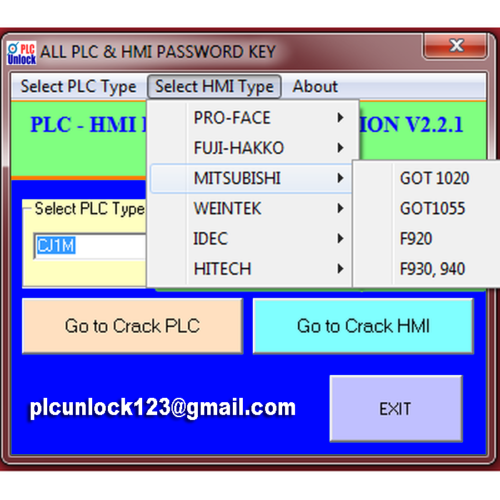 PLC-HMI Password Unlock service support in bd